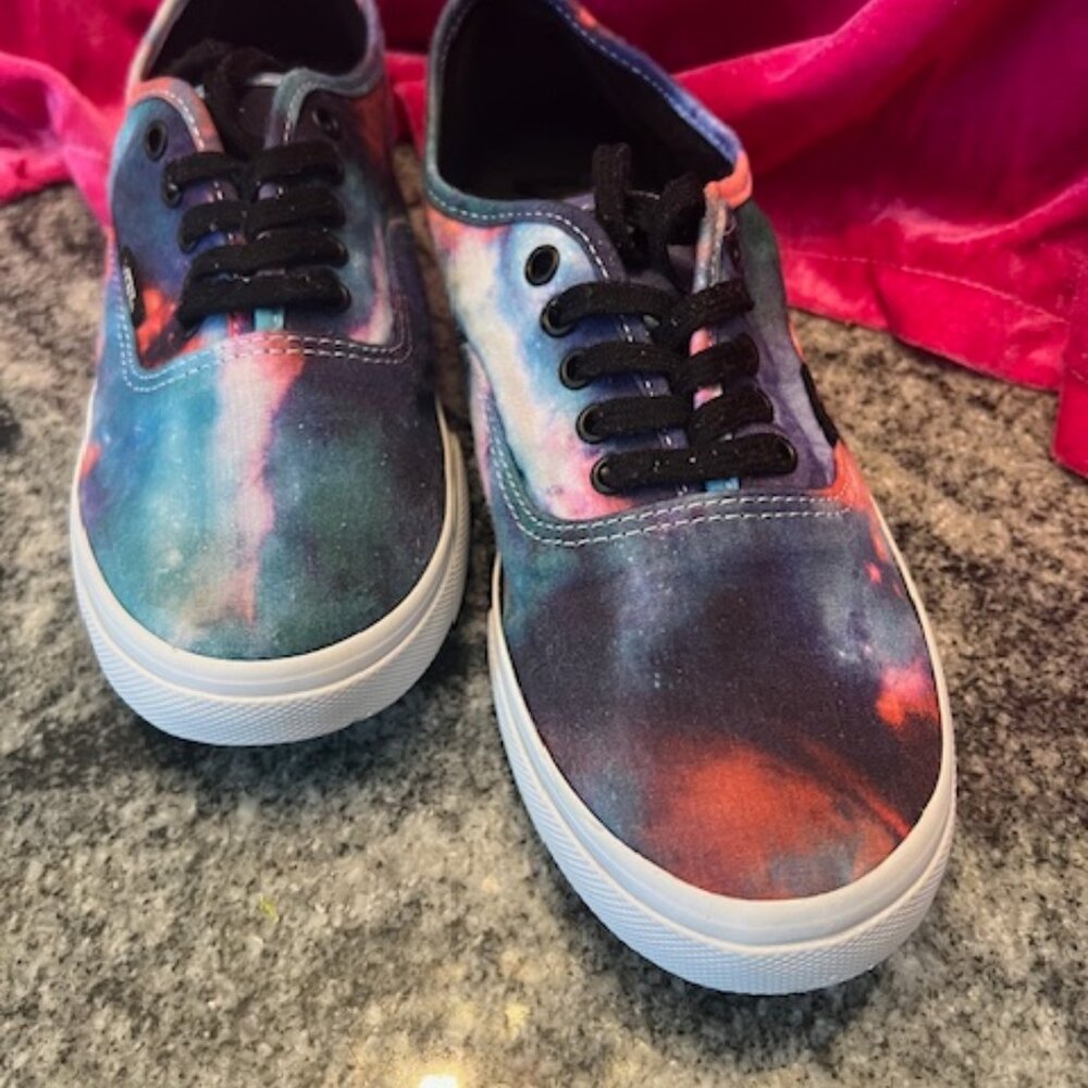 Vans Authentic Lo Pro sneakers "Cosmic Galaxy" print slim men 6.5 - Women 8